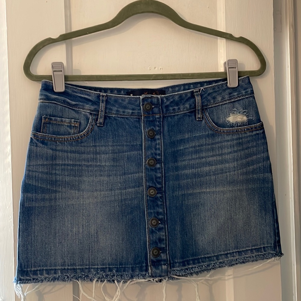 Womens Hollister button skirt